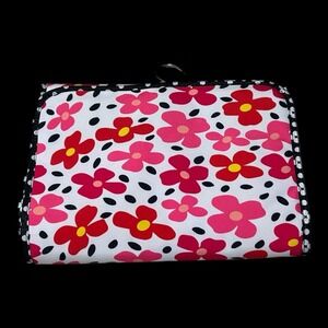 Modella Flowers TRAVEL Cosmetic Toiletries Hanging Organizer Bag Jewelry CASE